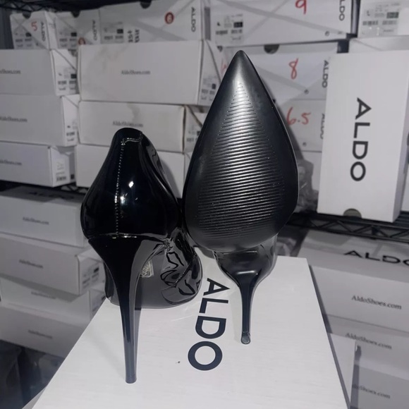 Brand New Womens Aldo Heel Black - Picture 3 of 4